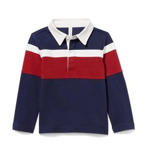 Janie And Jack STRIPED RUGBY Top